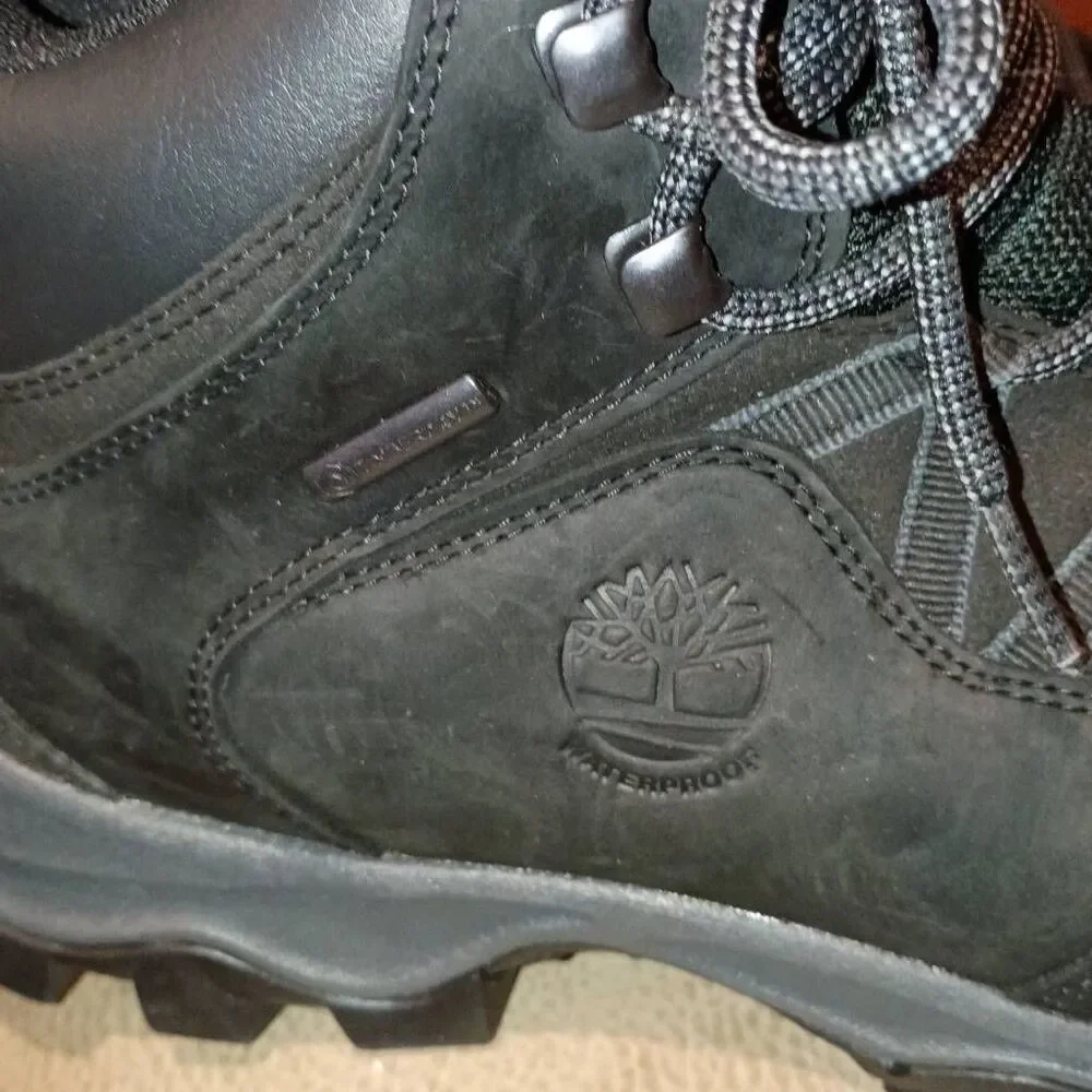 Timberland Men's Mt. Major 2 Mid Waterproof Hiking Boots size 10 Black